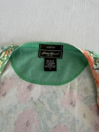 Gilet Eddie Bauer floral - S - Vert -