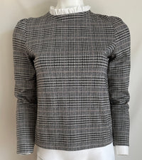 Blouse Manches Longues Kiabi - S - Noir Et Gris -