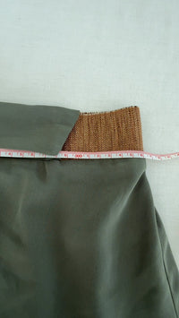 Jupe courte Grain de Malice - 38 - Kaki -