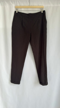 Pantalon tailleur Etam - 38 - Noir - à rayures
