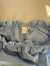 Blouse H&m - 40 - Bleu - Épaules dénudées en coton