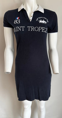 Robe Polo Beverly - S - Marine Et Blanc -