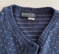 Gilet Lands' End - M - Bleu marine -