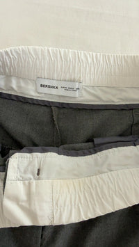 Pantalon large Bershka - 44 - gris