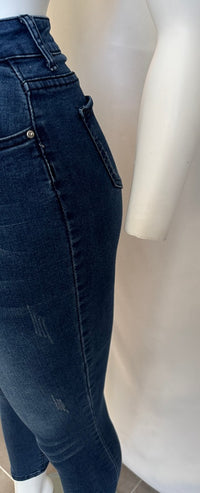 Jeans Skinny Sans Marque - S - Bleu -