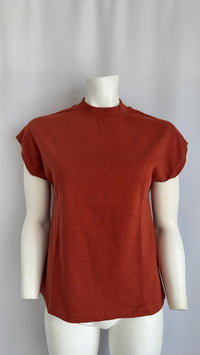 T-shirt Zara - S - rouge brique