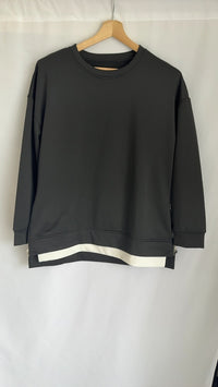 Sweatshirt Sans marque - L - Noir - avec zips