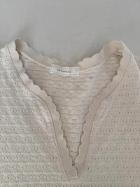 T-shirt maille Promod - S - Crème