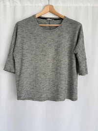 Pull Mango - M - Gris -