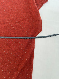 T-shirt col V Camaïeu - 40 - Rouge brique