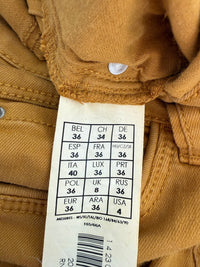 Pantalon Ajusté Promod - 36 - Moutarde -