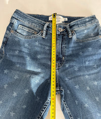 Jeans Skinny H&m - 34 - Bleu - Imprimé Étoiles