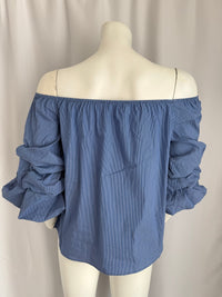 Blouse Zara Woman - M - Bleu - Rayures