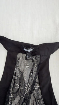 Robe mini Jennyfer - 34 - Noir - dentelle