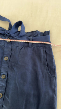 Jupe mini edc - 38 - bleu marine -