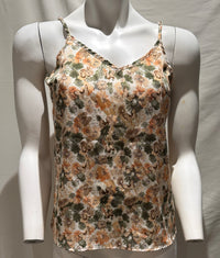 Débardeur Shein - M - Crème - Imprimé Floral Et Papillons