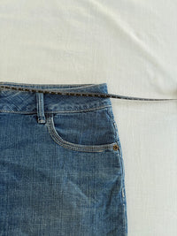 Jupe courte en jean Denim Mini - 38 - Bleu -