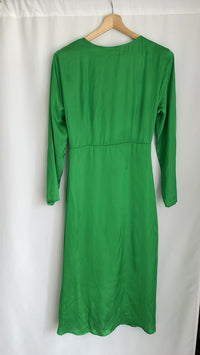 Robe midi Mango - L - Vert -