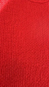 Robe courte Bershka - L - Rouge -