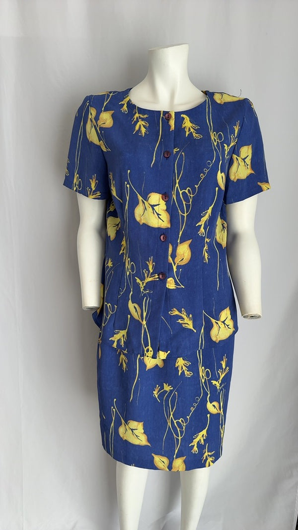 Ensemble jupe et veste Christine Laure - Fr 42 - bleu