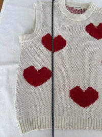 Pull sans manches Grain de Malice - S - Crème -