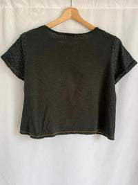 Top broderie anglaise R essentiel - 42 - vert