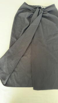 Jupe midi à nœud Zara - S - Noir -