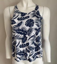 Debardeur Mindelo Bay - L - Blanc Et Bleu Tropical -