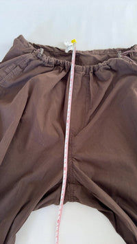 Pantalon parachute Pull&bear - M - Marron -