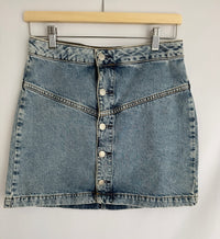 Jupe mini en jean Calvin Klein Jeans - 36 - Bleu