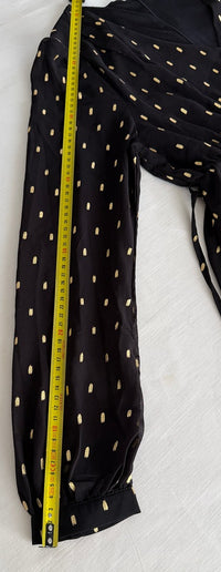 Robe Casual Glamorous - M - Noir Et Doré -