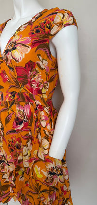 Robe Midi Sans Marque - 38 - Orange -