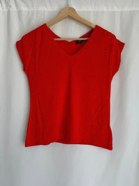 T-shirt Caroll - 38 - Rouge à pois -