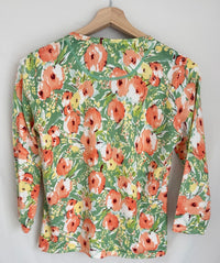 Gilet Eddie Bauer floral - S - Vert -