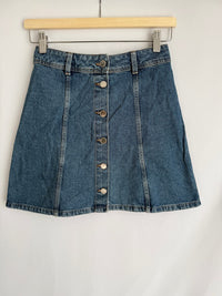 Jupe mini en jean Divided - 34 - Bleu -