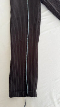 Pantalon tailleur Etam - 38 - Noir - à rayures