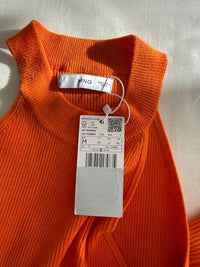 Robe Mini Mng - M - Orange - Neuve