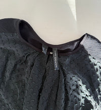 Blouse Mango - M - Noir - Plumetis