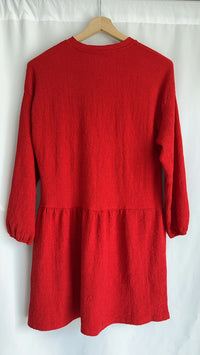 Robe courte Bershka - L - Rouge -