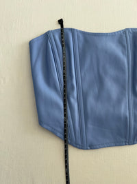 Top bustier Bershka - Xs - Bleu -