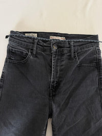 Jean High Rise Super skinny Levi's - 36 - Gris foncé