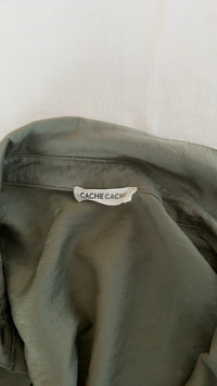 Robe chemisier Cache Cache - M - Kaki