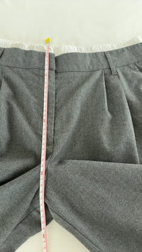 Pantalon large Bershka - 44 - gris