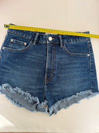 Short En Jean Zara - 38 - Bleu -