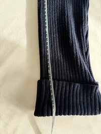 Pull col roulé court Zara - S - Marine -