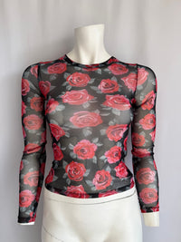 Top en tulle H&m - Xs - Noir -