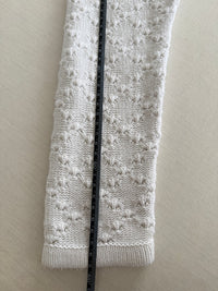 Gilet Lanamoden - M - Blanc - maille ajourée
