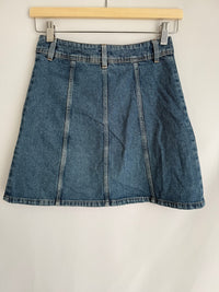 Jupe mini en jean Divided - 34 - Bleu -