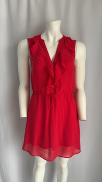 Robe courte H&m - 38 - Rouge -
