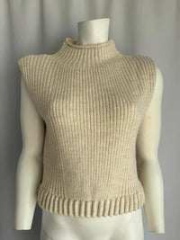 Pull sans manches Kiabi - S - Crème